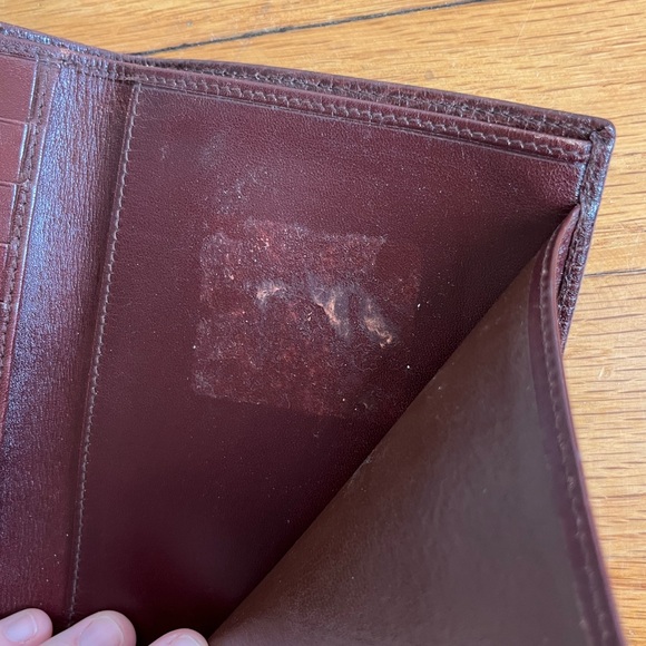 Vintage Mark Cross Leather Folding Wallet - Picture 7 of 7